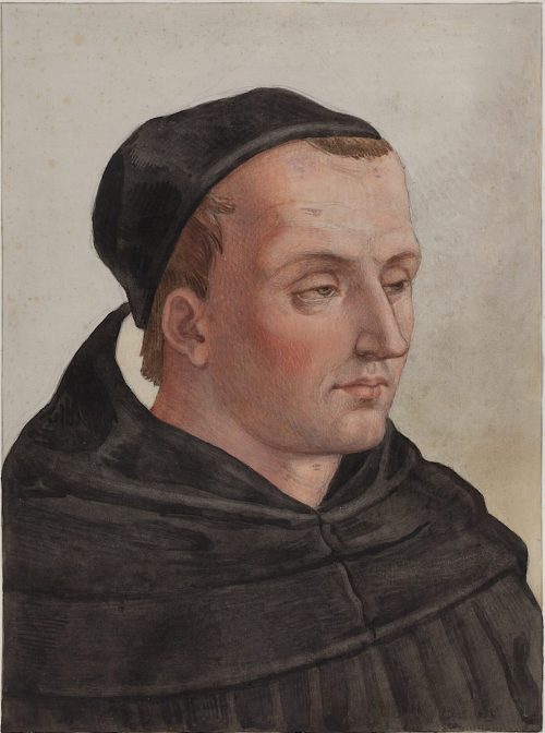 Johann Anton Ramboux (Künstler*in), Bildnis des Fra Giovanni Angelico da Fiesole, 1832/33–1841