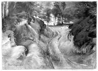 Gustav Preyer, Der Hohlweg (Waldlandschaft), 1834, Kunstpalast, Düsseldorf, Inv.-Nr. M 4344