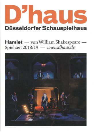 Programmheft zu "Hamlet" von William Shakespeare. Premiere am 16. Februar 2019 im Schauspielhau ...