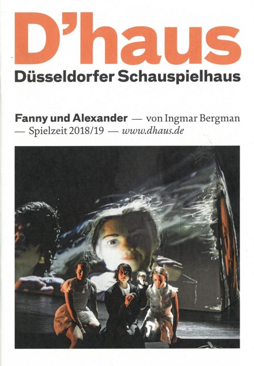 Programmheft zu "Fanny und Alexander" von ingmar Begman. Premiere am 25. Mai 2019 im Schauspiel ...