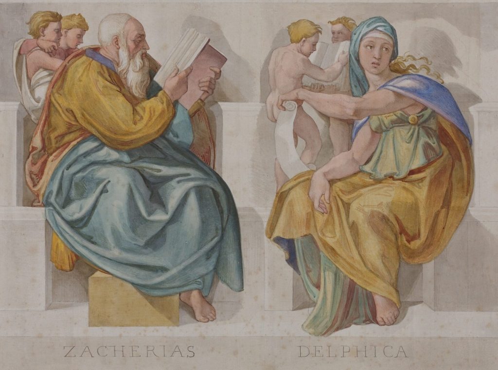 Prophet Zaccharias und Sibylle Delphica