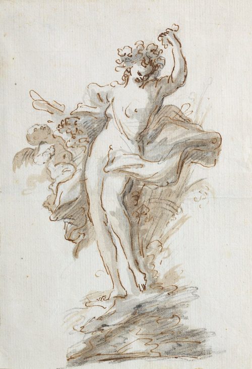 Unbekannt (Künstler*in), Weibliche allegorische Gestalt, eine Venus (?), 18. Jahrhundert