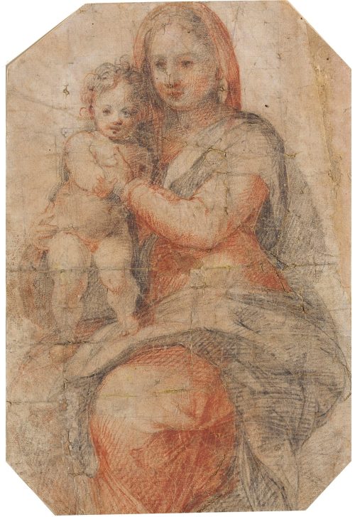 Andrea del Sarto (Künstler*in), Madonna und Kind, Ende 16./ Anfang 17. Jahrhundert