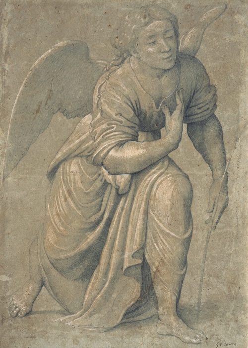 Giovanni Francesco Caroto (Künstler*in), Der Engel der Verkündigung, um 1528