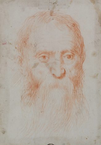 Portrait eines bärtigen Mannes, wohl Jacopo Tintoretto