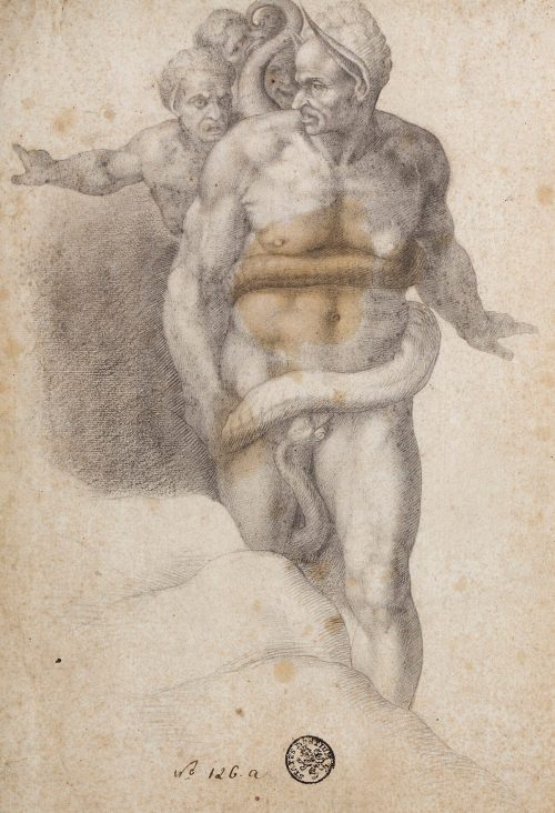 Daniele da Volterra (Künstler*in), Gestalt des Höllenrichters Minos aus dem Jüngsten Gericht, 1560er Jahre