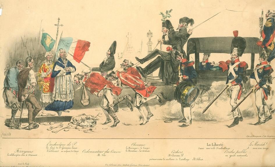 Grandville: Enterrement de la liberté 