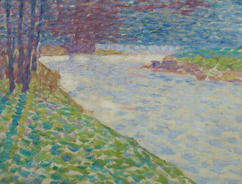 Walter Ophey (Künstler*in), Morgensonne an der Ruhr, 1910