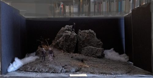 Bühnenbildmodell zu "Drei Männer im Nebel" von Tim Firth. Premiere am 28.2.2015 im Kleinen Haus ...