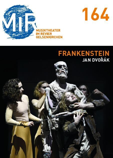 Programmheft (Umschlag) zu "Frankenstein" von Jan Dvorak. Premiere am 28.9.2019 im Großen Haus, ...