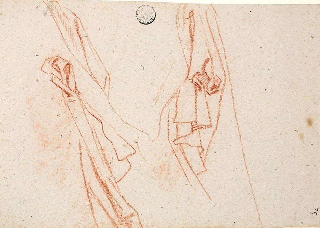 Studien zum Gewand und dem linken (und rechten?)  Arm des hl. Longinus