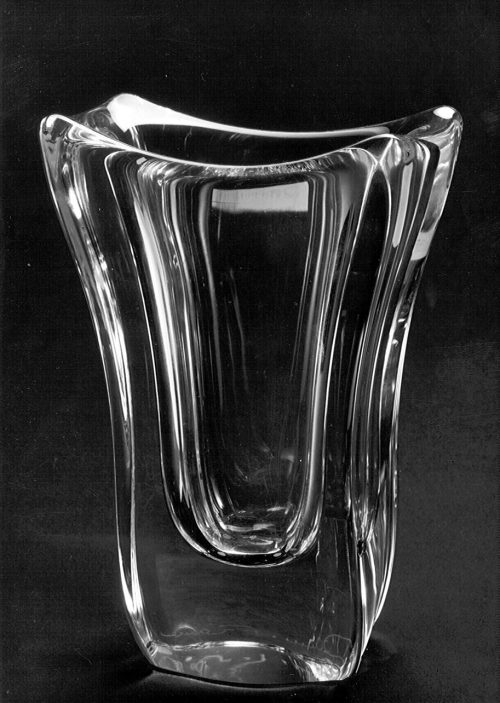 Cristallerie Daum (Ausführung), Bleikristallvase, um 1964