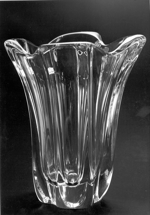 Cristallerie Daum (Ausführung), Bleikristallvase, um 1964