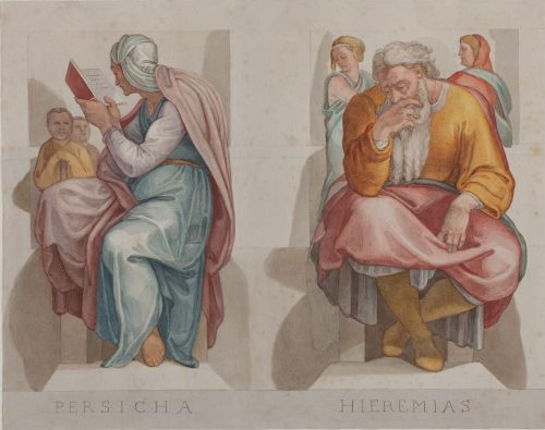 Johann Anton Ramboux (Künstler*in), Prophet Jeremias und Sibylle Persica, 1832/33–1841