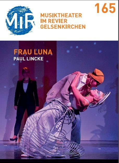 Programmheft (Umschlag) zu "Frau Luna" von Paul Lincke, Premiere am 5.10.2019 im Kleinen Haus,  ...