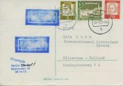 Postkarte von Muschelkalk Ringelnatz an Hein Kohn, 1963, Vorderseite