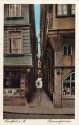 Postkarte von Traugott Müller u.a. an Gustav Lindemann und Louise Dumont, Frankfurt am Main 192 ...
