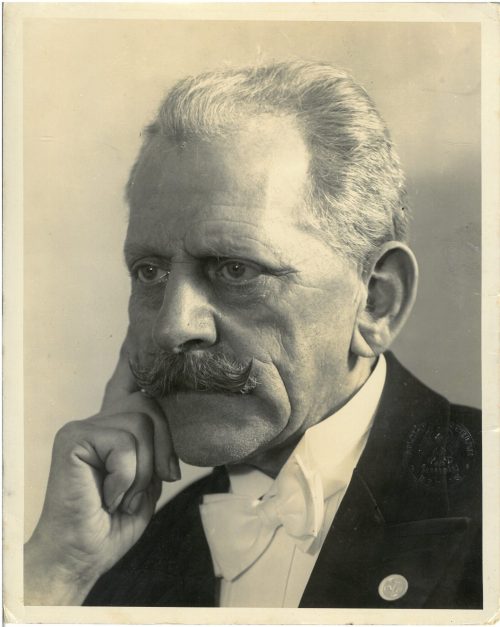 Portraitfoto mit Max Skladanowsky, ca. Ende 1920er Jahre