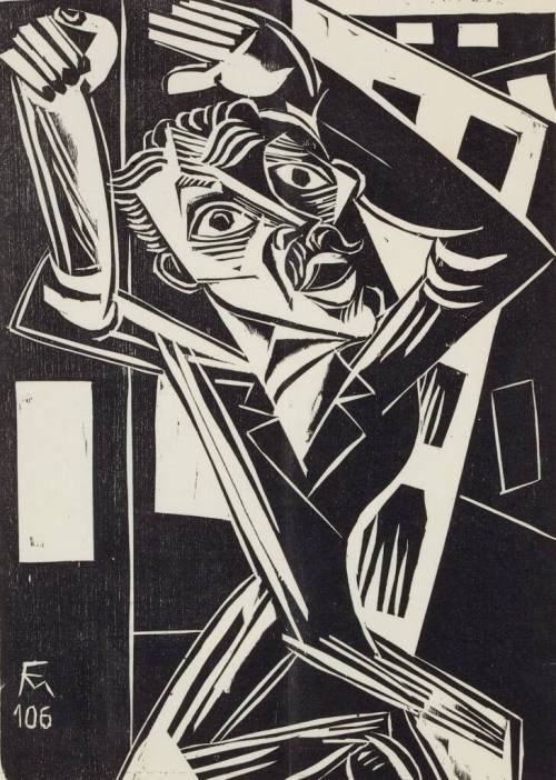 Conrad Felixmüller (Künstler*in), Der Revolutionär, 1919