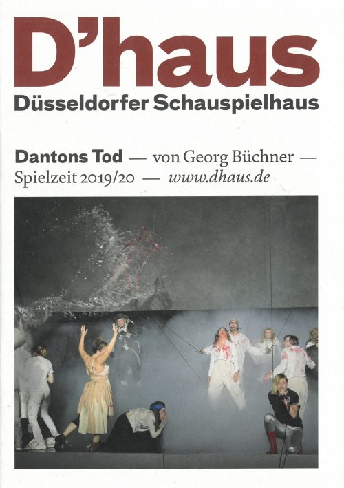 Programmheft zu "Dantons Tod" von Georg Büchner. Premiere am 20. September 2019 im Schauspielha ...