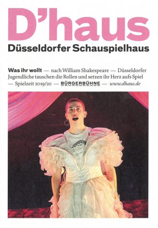 Programmheft zu "Was ihr wollt" nach William Shakespeare. Premiere am 28.September 2019 im Klei ...