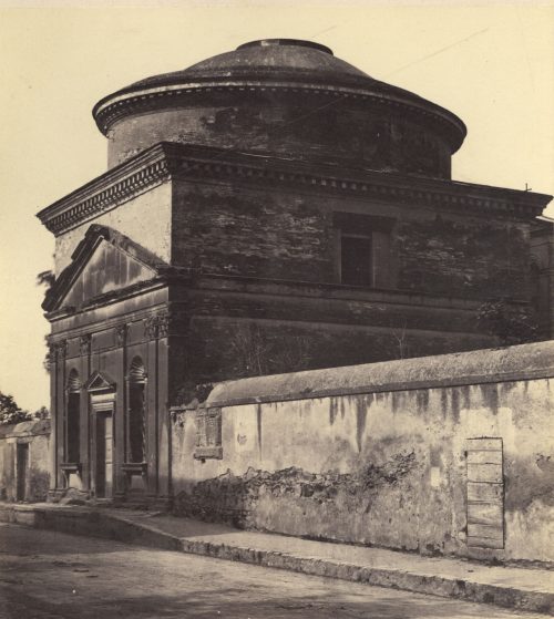 Unbekannt (Künstler*in), Ohne Titel (Kirche S. Andrea Rotonda in Via Flaminia in Rom von Vignola), 1860s–1870s