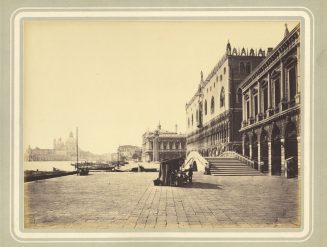 Môle pris du quai des Esclavons, avec l'Église de la Salute