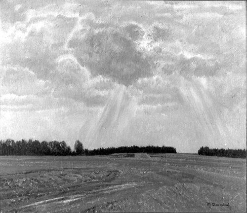 Max Clarenbach (Künstler*in), Feldlandschaft, nicht datiert