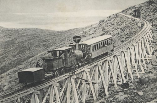 Unbekannt (Künstler*in), Jacob's Ladder (Amerikanische Eisenbahn), ca. 1900