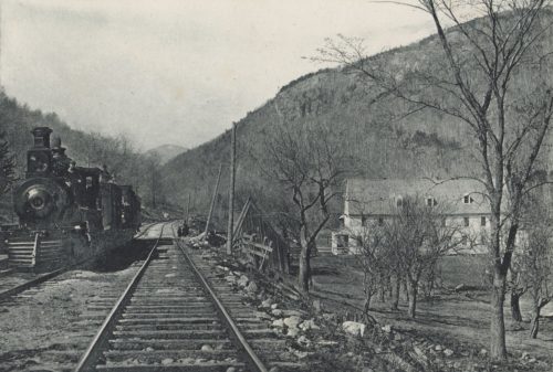 Unbekannt (Künstler*in), The Old Crawford House (Amerikanische Eisenbahn), ca. 1900