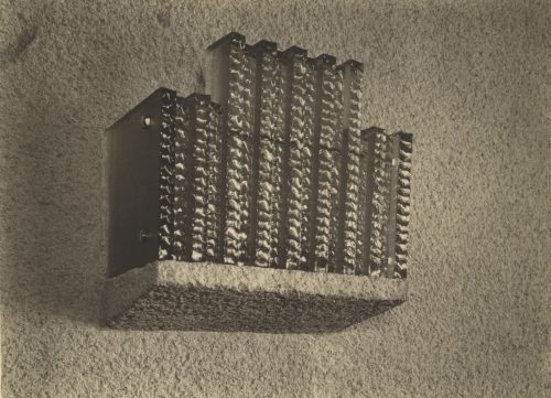 Hugo Schmölz (Künstler*in), Pressehaus Drahtverband, Düsseldorf, Beleuchtungskörper, Architekt Bernhard Pfau, ca. 1938