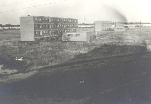 Unbekannt (Künstler*in), Ohne Titel (Laubenganghäuser von Hannes Meyer in Dessau-Törten) September 1931, 1931