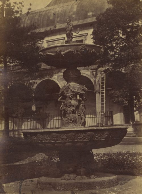 Andreas Groll (Künstler*in), Die singende Fontäne, Palais Waldstein, Prag, ca. 1857