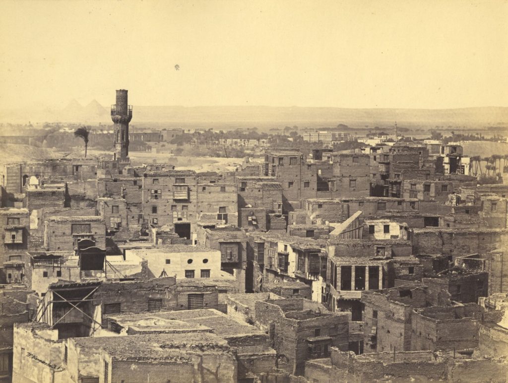 Partie von Kairo, gesehen vom Minaret der Moschee Touloun