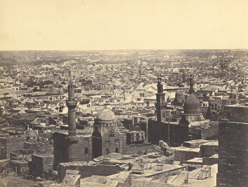 Wilhelm Hammerschmidt (Künstler*in), Haupt-Ansicht von Kairo, von der Citadelle, rechte Seite, 1860s