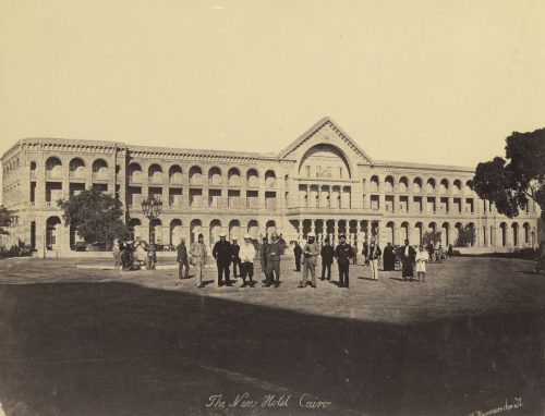 Wilhelm Hammerschmidt (Künstler*in), Das neue englische Hotel in Kairo, 1860s