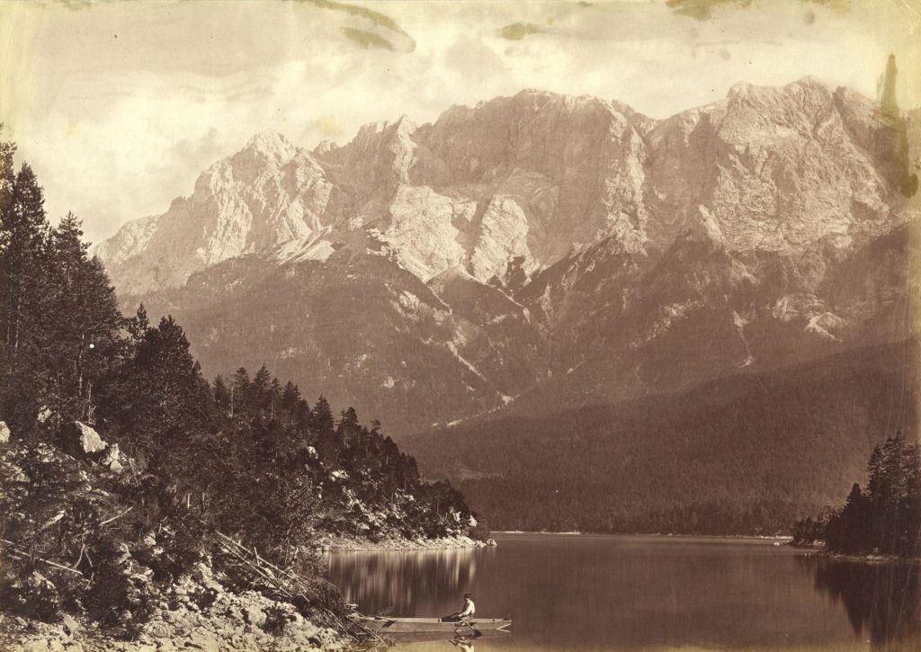 Bayerisches Hochland, Partie am Eibsee bei Partenkirchen