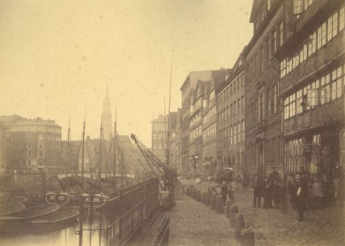 Georg Koppmann (Künstler*in), Kehrwieder und Broocksbrücke, 1883