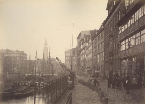 Georg Koppmann (Künstler*in), Hamburg: Kehrwieder und Brooksbrücke, 1883