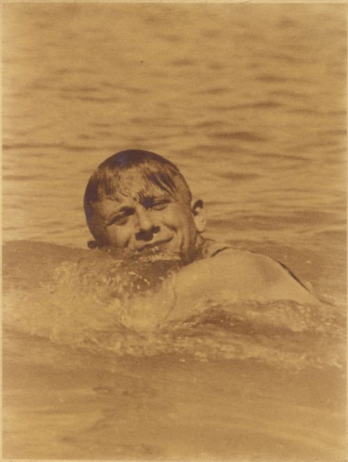 H. Kreecker (Künstler*in), Ohne Titel (Schwimmer), ca. 1900