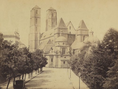 Hermann Krone (Künstler*in), Breslau, Der Dom (Hinteransicht), ca. 1865