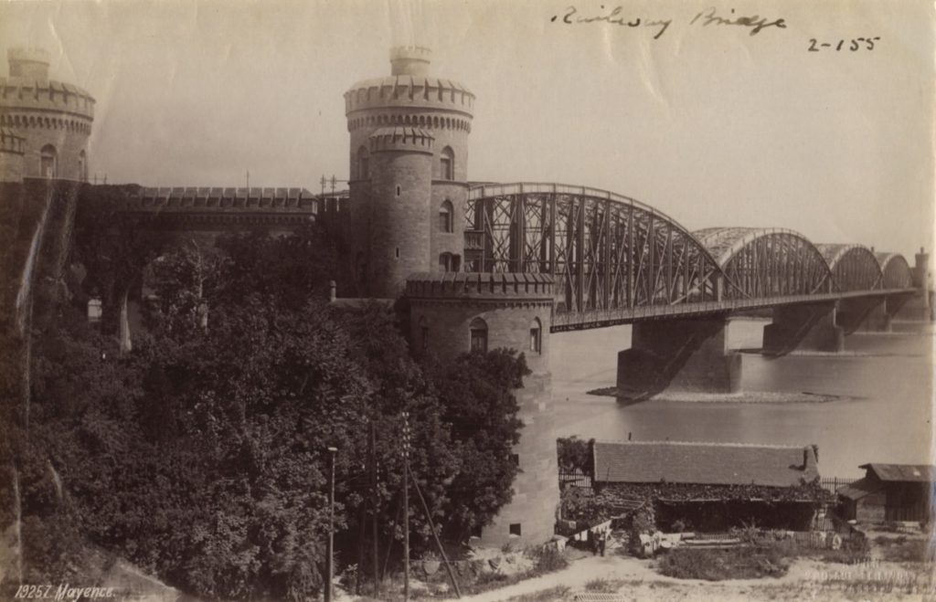 Mayence (Mainz), Eisenbahnbrücke