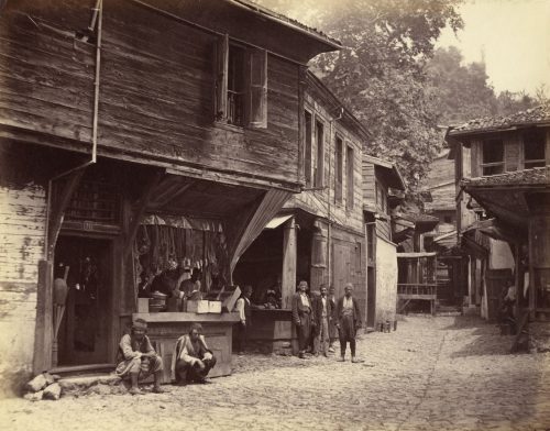 Abdullah Frères (Künstler*in), Markt in Beykoz, ca. 1860