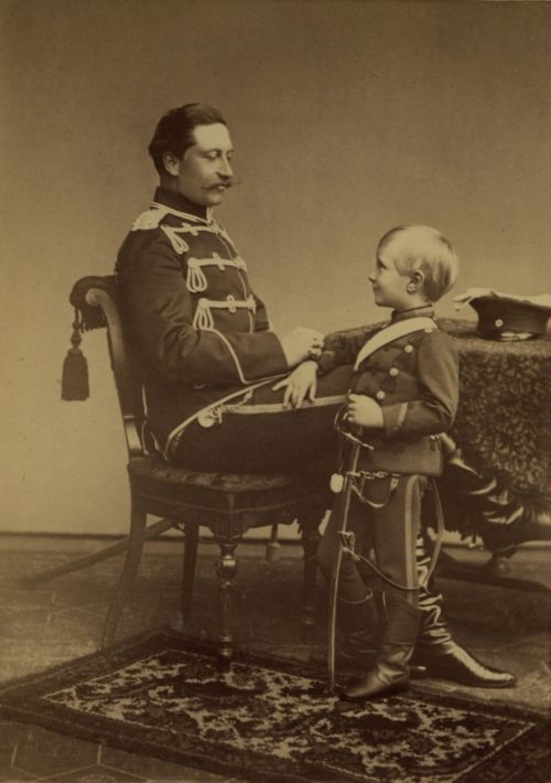 Selle und Kuntze (Künstler*in), Seine Majestät Kaiser Wilhelm II. und Seine Kaiserliche und Königliche Hoheit Kronprinz Friedrich Wilhelm, 1887