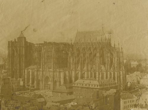 Johann Franz Michiels (Künstler*in), Ohne Titel (Der Kölner Dom von Südosten), 1854–1855