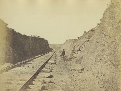 Andrew Joseph Russell (Künstler*in), Malloy´s Cut, Sherman Station, Laramie Range, ca. 1880