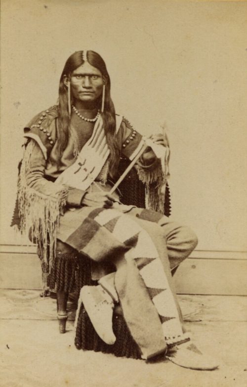 Charles Roscoe Savage (Künstler*in), Charley, eine Ute Brave, aus der Utah-Serie, 1870–1875