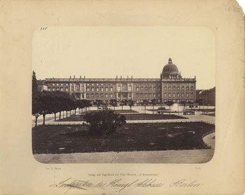 Leopold Ahrendts (Künstler*in), Stadtschloß, Berlin, vom Lustgarten aus, ca. 1856