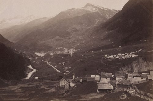 Giorgio Sommer (Künstler*in), Gotthardbahn, Airolo, ca. 1885