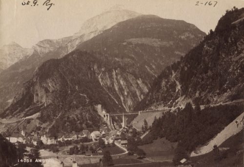 Giorgio Sommer (Künstler*in), Amsteg, 19th cent.